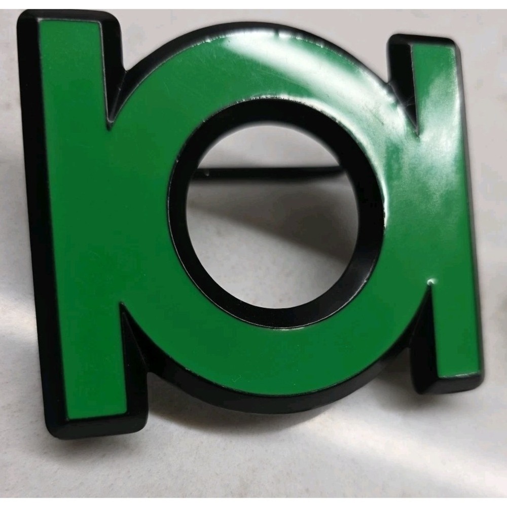 DC Comics Green Lantern Logo Enameled Metal Belt Buckle